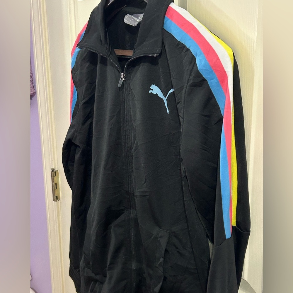 Puma Men’s Small Full Zip Color Block Track Jacket - Picture 4 of 9